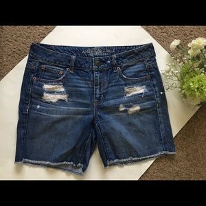American Eagle Women’s Distressed Jean Shorts